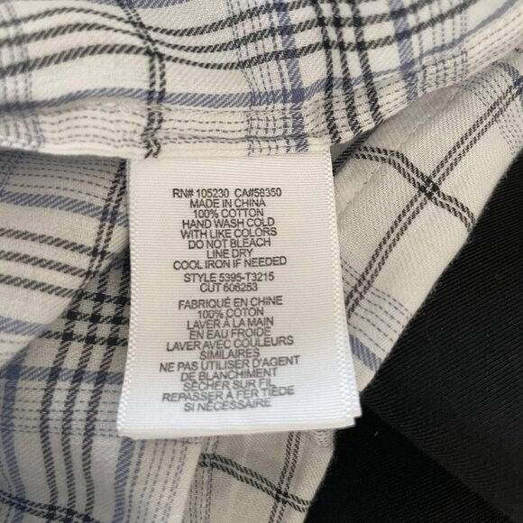 Soft Joie Button-Up Shirt Women's Medium Gray Collared Long Sleeve Front Pockets - Picture 8 of 8